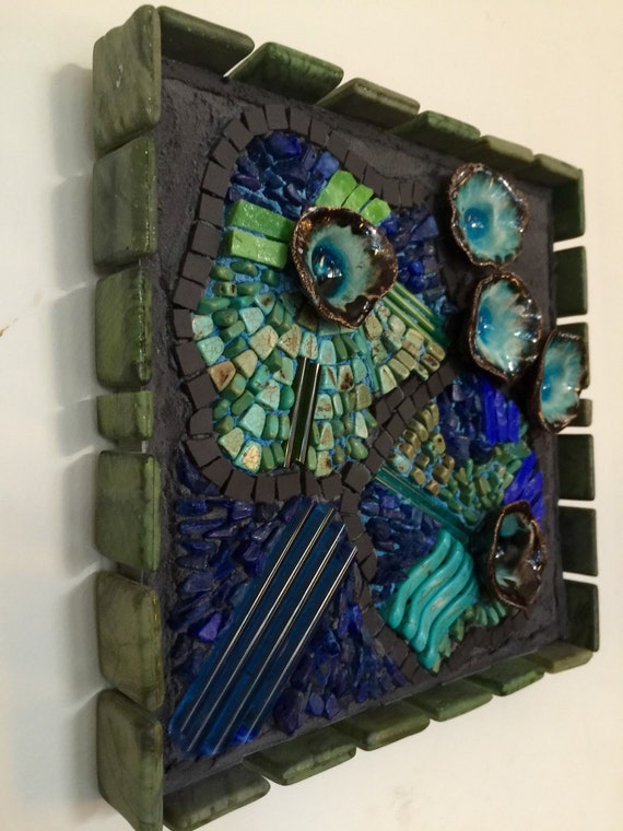 Items similar to Wall hanging Mosaic wall art Ready to ship on Etsy