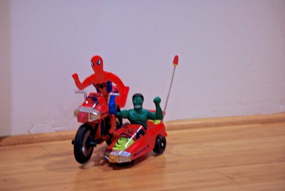 hulk on bike toy