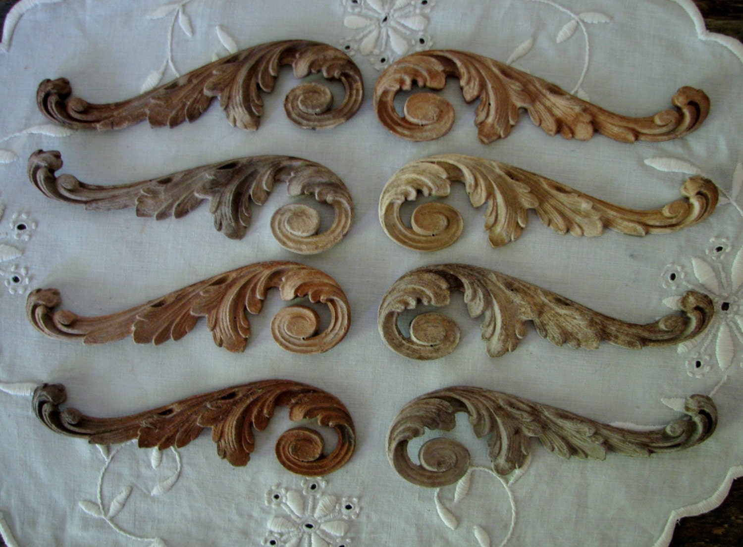Antique Furniture Appliques Vintage Decorative Moulding Salvage
