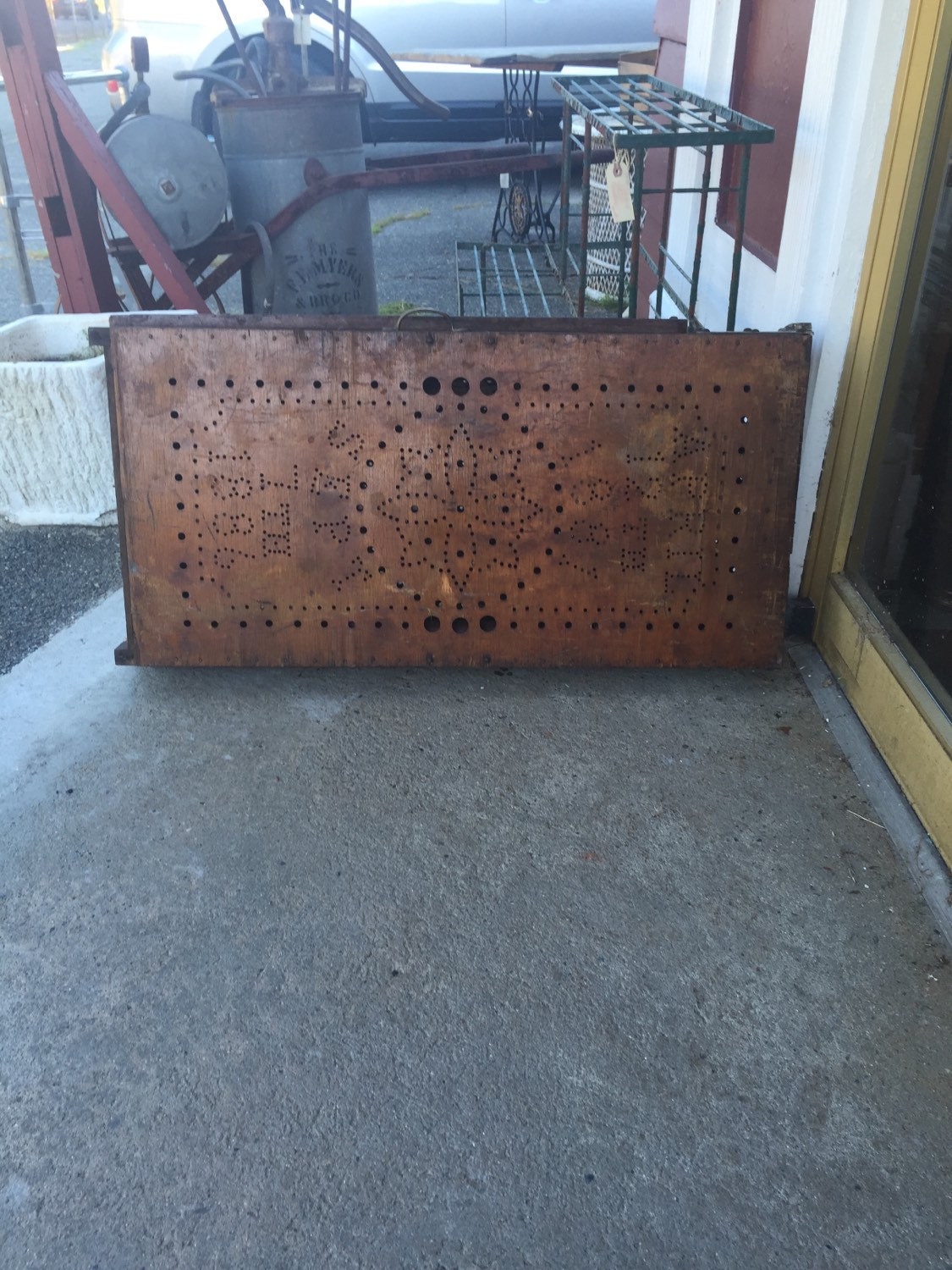 Antique Victorian Funeral Cooling Embalming Table by Verbayna