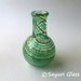 Reserved Small Bud Vase - Assorted Green Stripe : DISASTER RELIEF