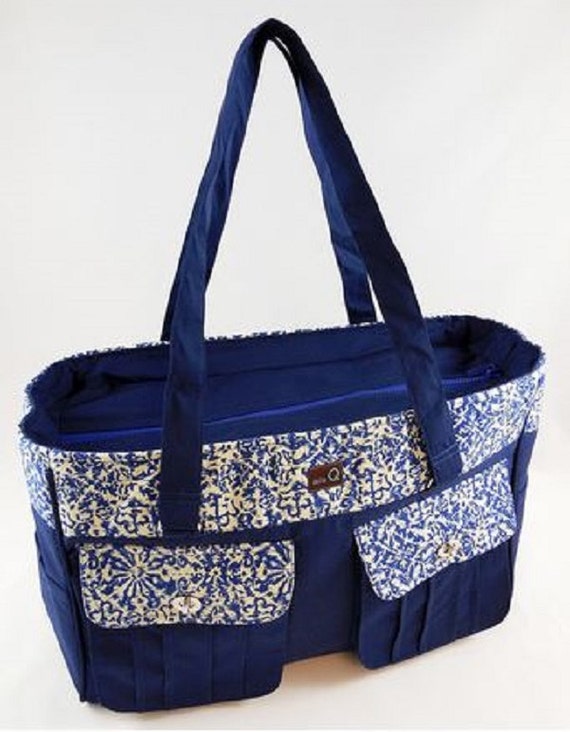 Della Q Isabella Large Knitting Bag In a Variety of Fabrics