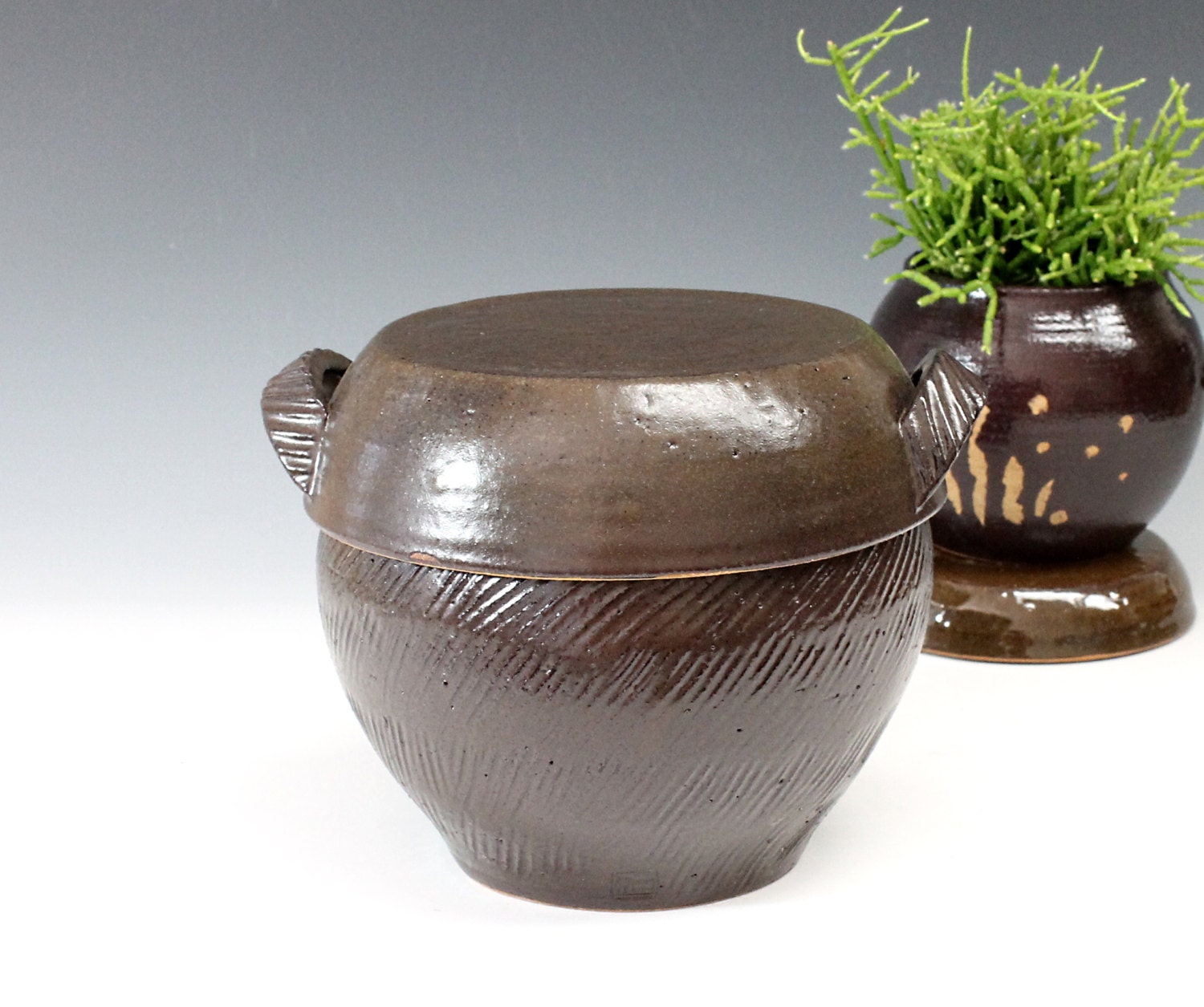 Korean Onggi Jar Korean Onggi Pottery Kimchi by InsCeramics