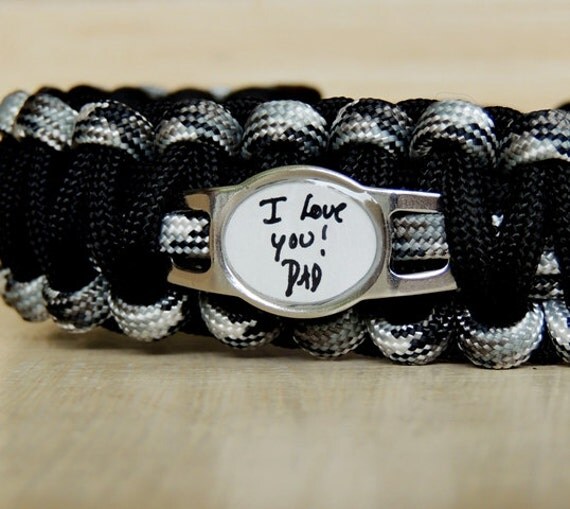 Personalized Signature Paracord Bracelet Personalized