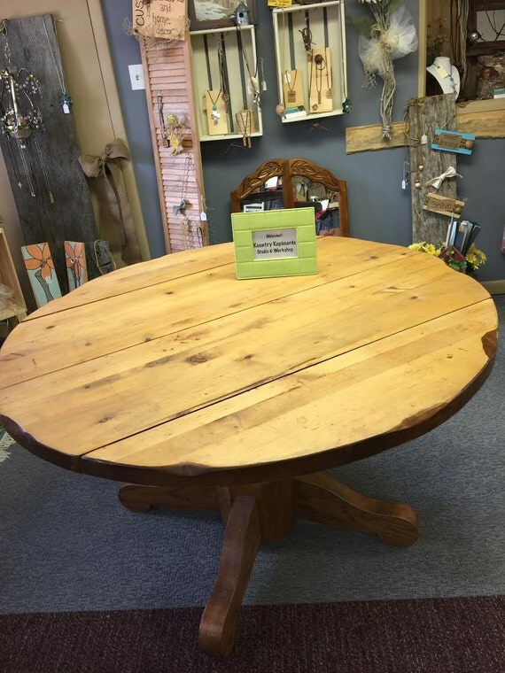 Items similar to Round Drop Leaf Table on Etsy