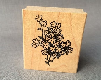 Baby's Breath Flower Rubber Stamp