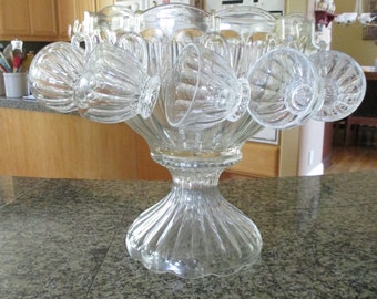 Vintage Anchor Hocking Colonial Punch Set