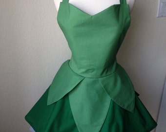 Tinkerbell costume apron dress