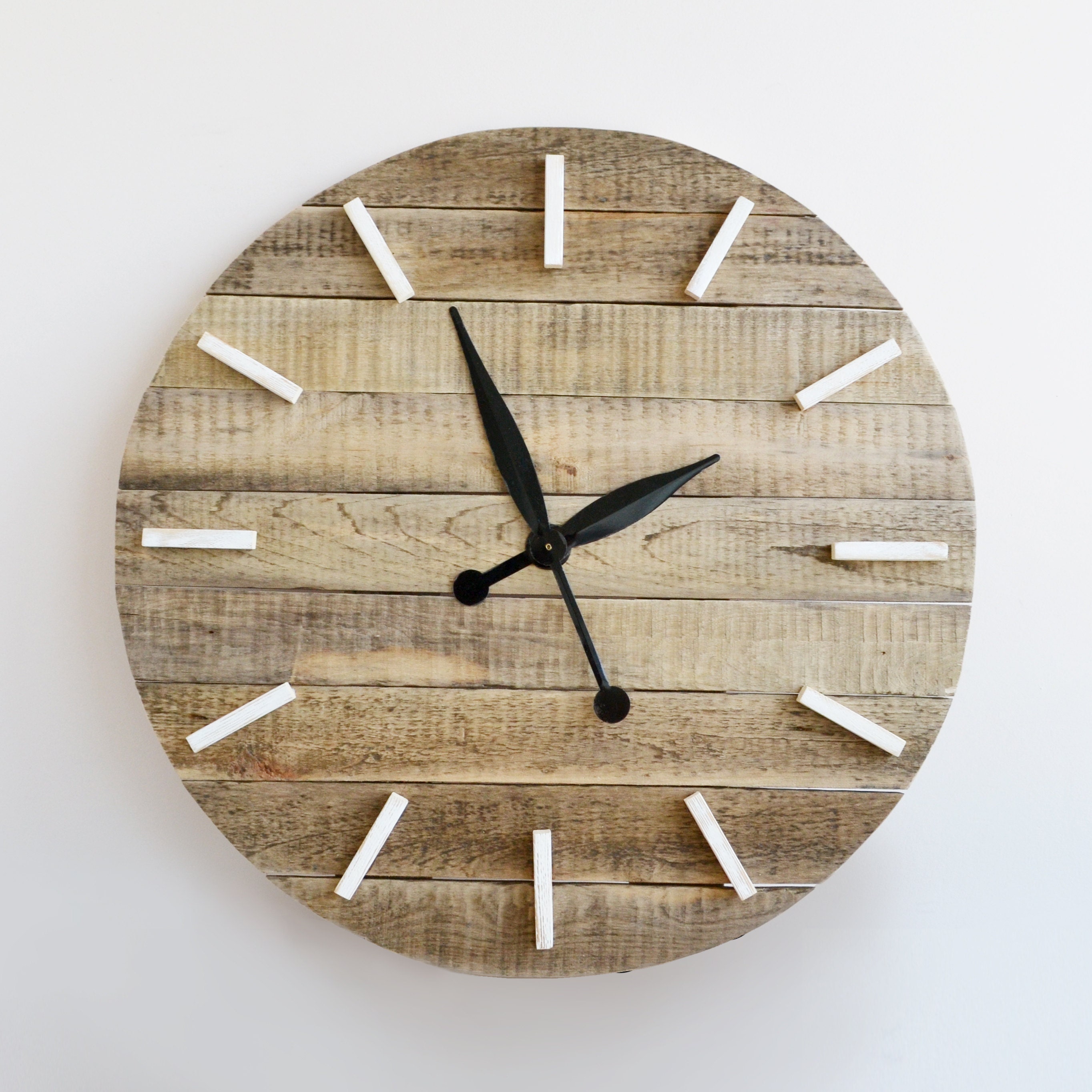 Rustic and Modern Wall Clocks Home Decor by StoriaDellOrso on Etsy