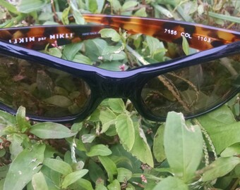 Alain Mikli Sunglasses/Vintage Mikli par Mikli Designer Frames/Handmade in France Circa 80's NOS