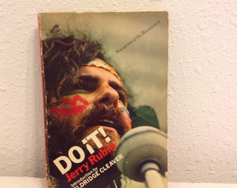 Do It! By Jerry Rubin, Second Paperback Printing 1970, Scenarios of the Revolution, Eldridge Cleaver
