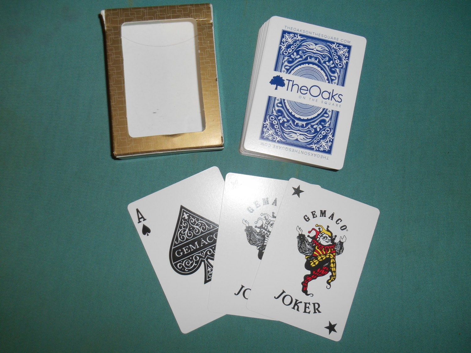 One 1 Deck of Bridge Sized Playing Cards. from GEMACO