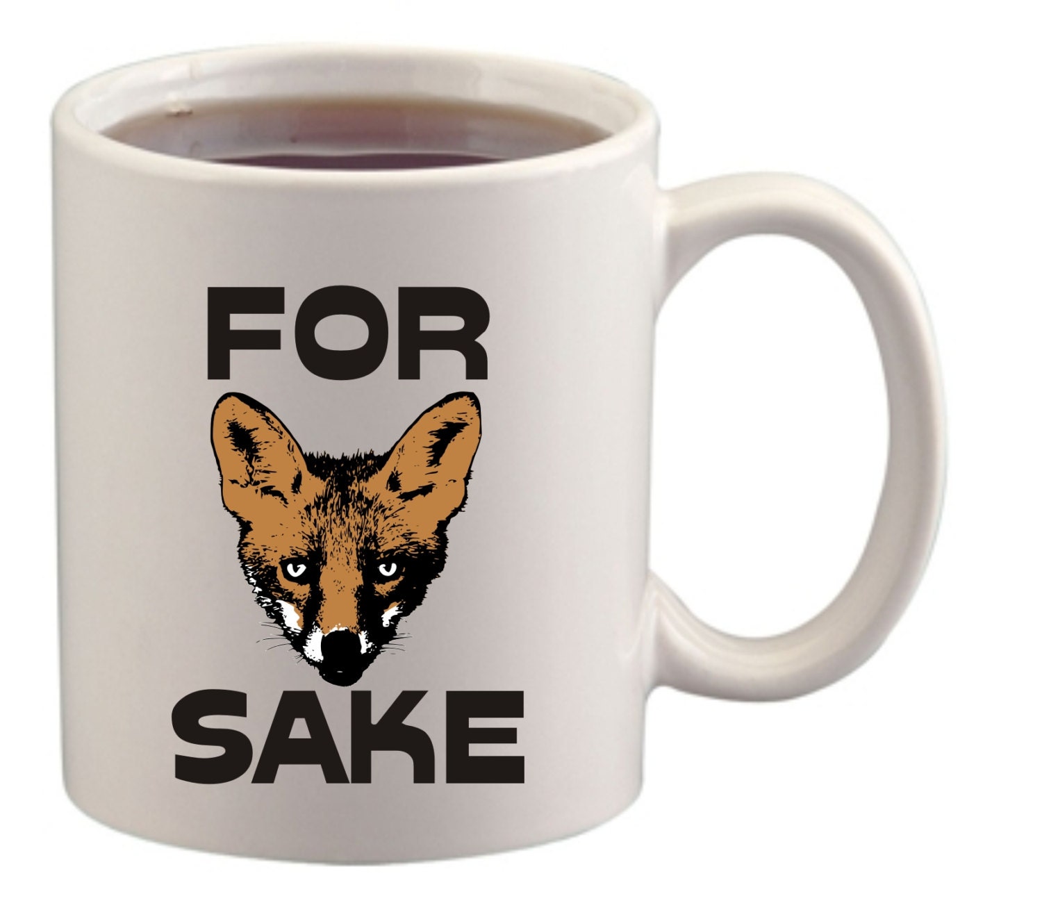 Oh For Fox Sake mug / coffee cup