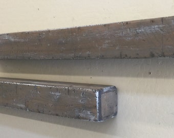 Rustic Floating shelves, Primitive Wall Shelf, Distressed floating shelves, Shabby Floating Wall shelf, Set of two Wall shelves, Wall Shelf