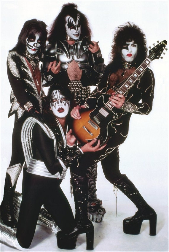 KISS White Room 24 x 36 Inch Poster KISS Band KISS by kiss76