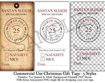 Popular items for naughty or nice tags on Etsy