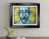Expressions Signed Art Print of Signature Original By Rafi Perez