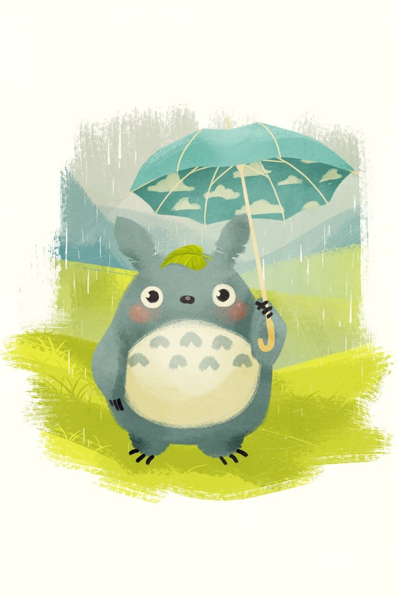 Totoro 6x4 Mini Print