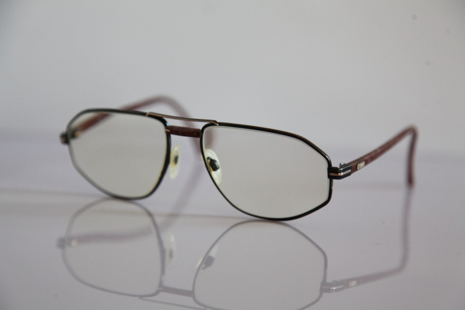 Vintage SILHOUETTE eyewear, Black, Gold, Brown Frame ...