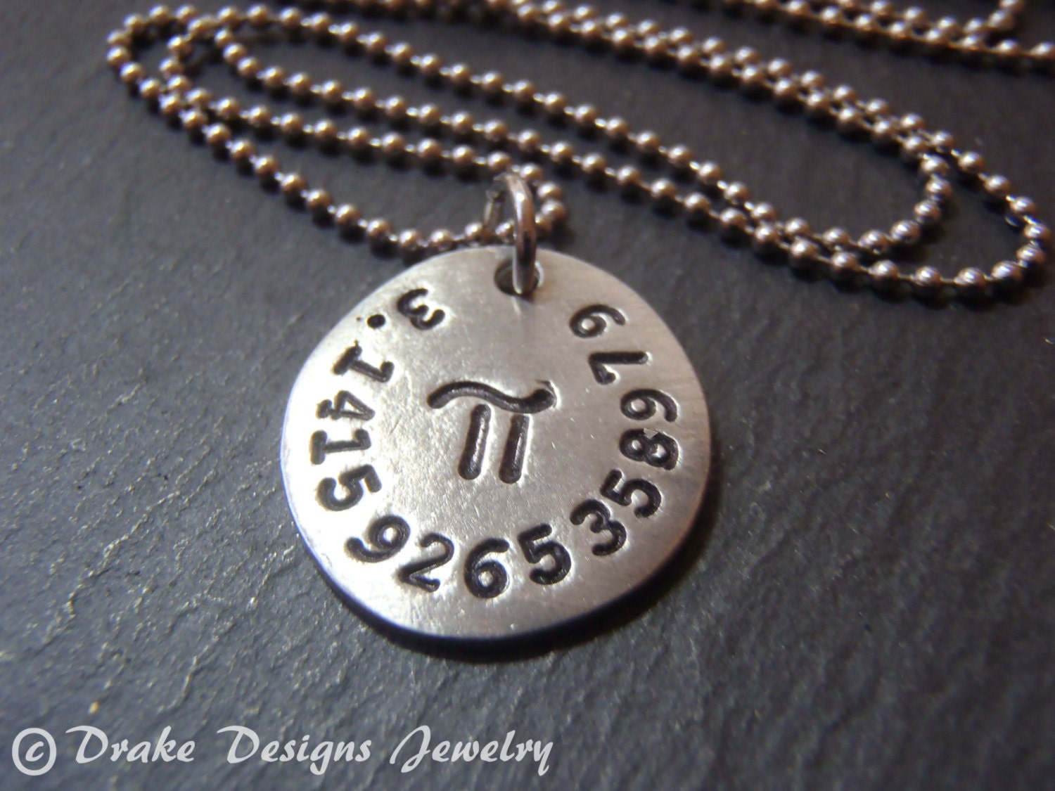 math jewelry pi necklace geekery nerdy jewelry math gifts