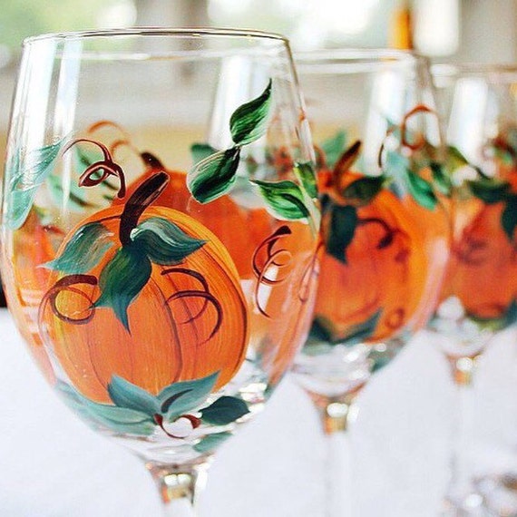 Thanksgiving Wine Glasses