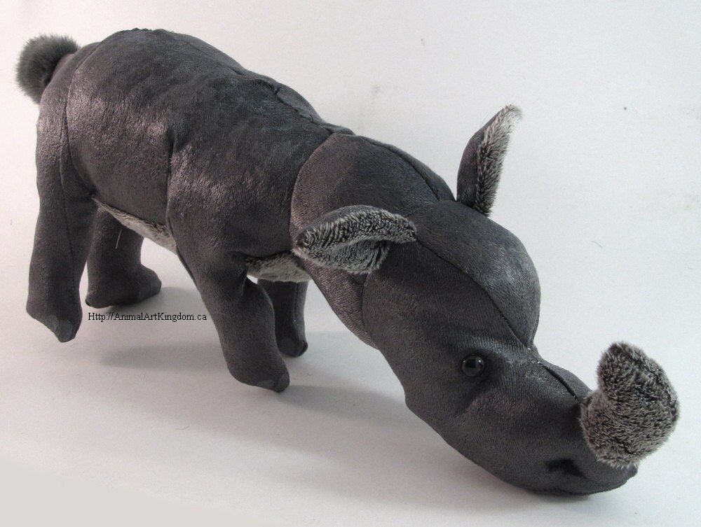 stuffed rhino toy