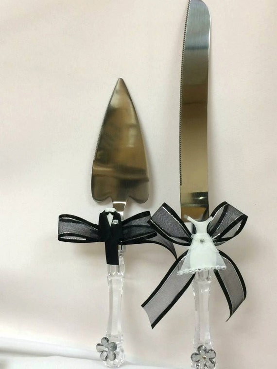 Wedding Bride and Groom Cake Knife and Sever by ...