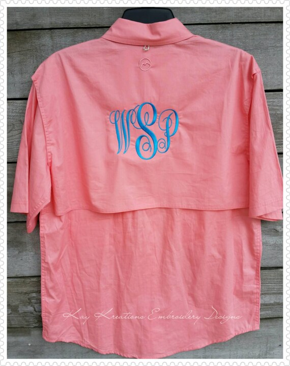 monogrammed swim shirt