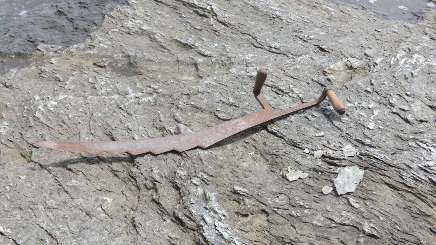 Antique Dual Handle Ice Cutting Saw