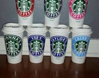 Reusable Coffee Cup, Personalized Starbucks Cup