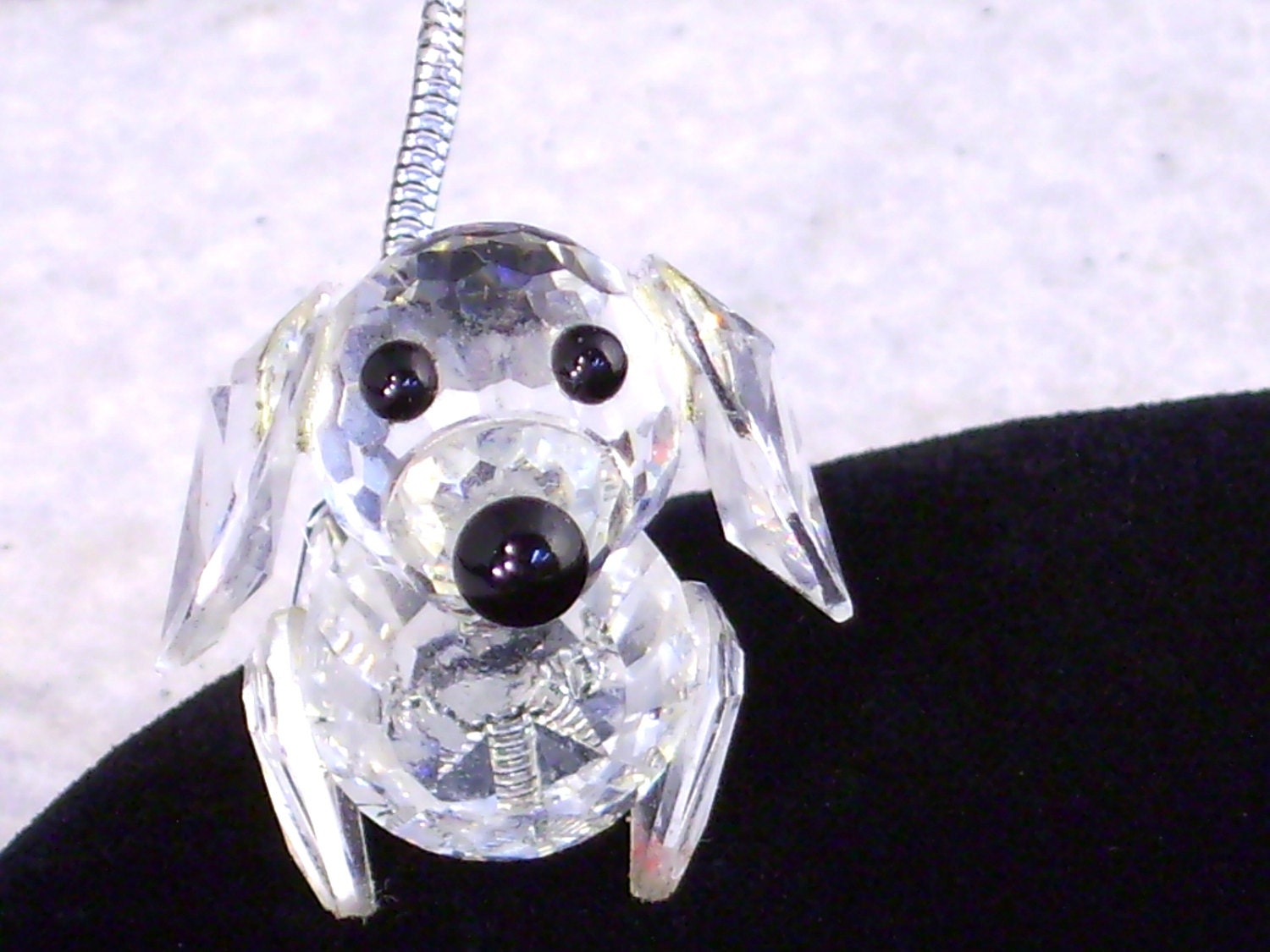 dachshund crystal figurines