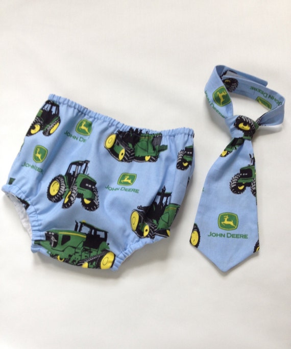12 month Baby Boy Diaper Cover and matching Neck Tie in blue