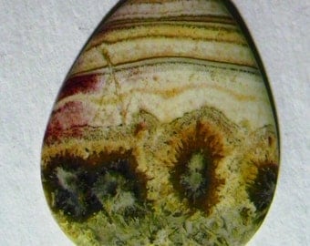 Crazy Lace Agate Designer Cabochon (C-013)