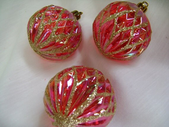 vintage pink and gold christmas ornaments vintage pink and gold christmas ornaments