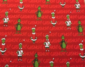 Travel Pillow Case / Standard or Queen Pillow Case / The Grinch / Christmas / Dr. Seuss / Bah Humbug