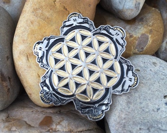 Items similar to tree of life stealie pin on Etsy