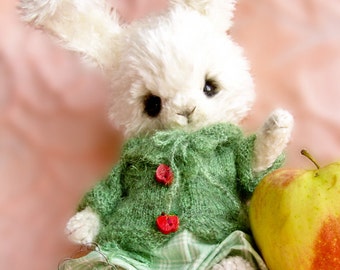 step by step crocheting guide to make SENYA the rabbit