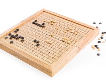 Go - Wooden board game, wood board game