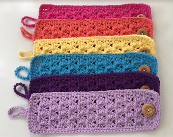 On sale - Lacy Crochet Mug Cozy - 3 for 20 for a limited time