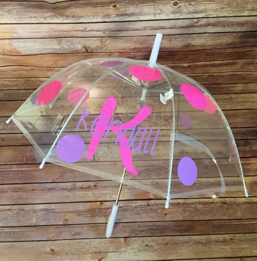 Personalized Kids or Adult Umbrella by BitsNPiecesBySK on Etsy