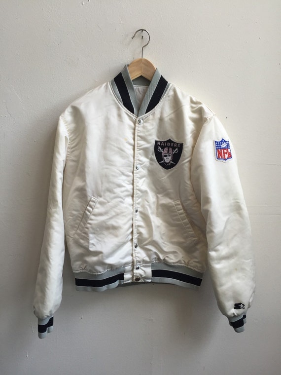 Vintage 1980's Oakland Raiders Starter Jacket / Size M