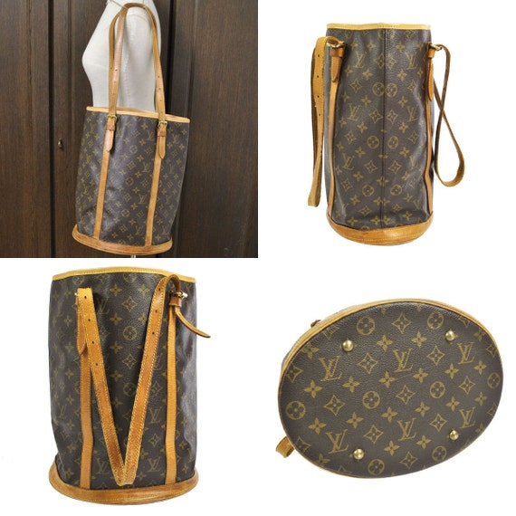 Authentic Louis Vuitton GM Bucket Bag Monogram by NEWENGLANDHOME