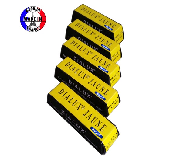 Yellow Dialux Polishing Compound Jaune Rouge 5 Bars Brass