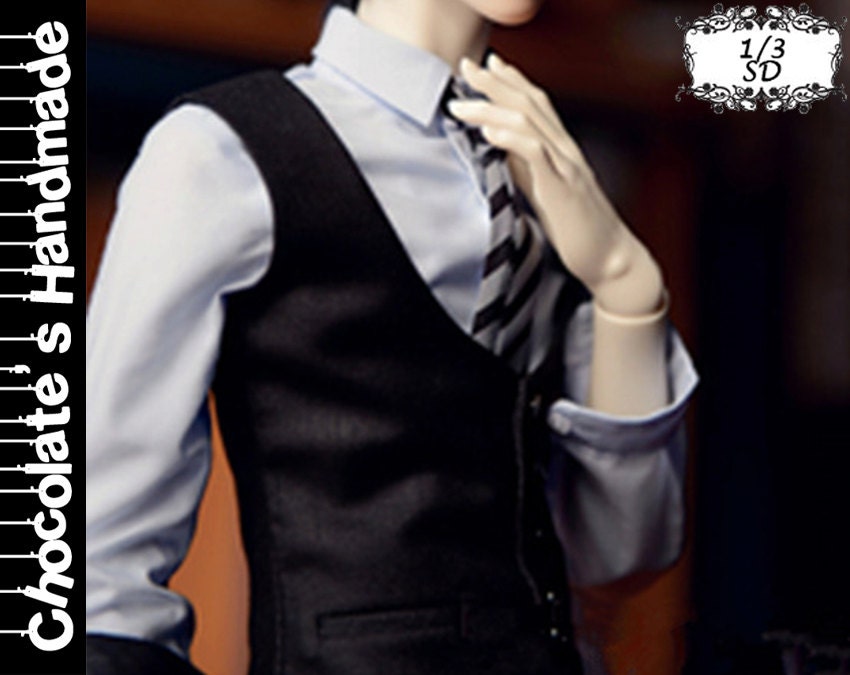 BJD Pattern SD 1/3 suit set with vest and jeans E-Pattern