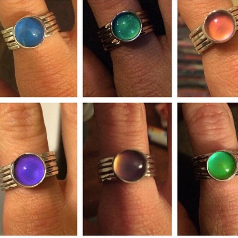 Mood ring color chaniging mood ring by MermaidManaMaui on Etsy