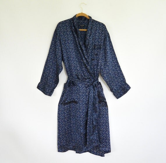 mens paisley bathrobe