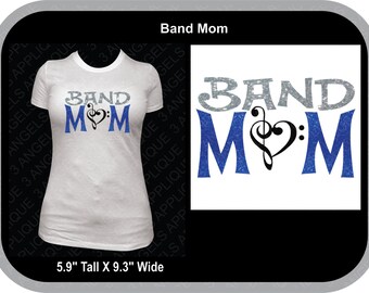 Band Mom SVG Cutter Design INSTANT DOWNLOAD