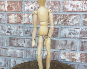 poseable wooden art figure