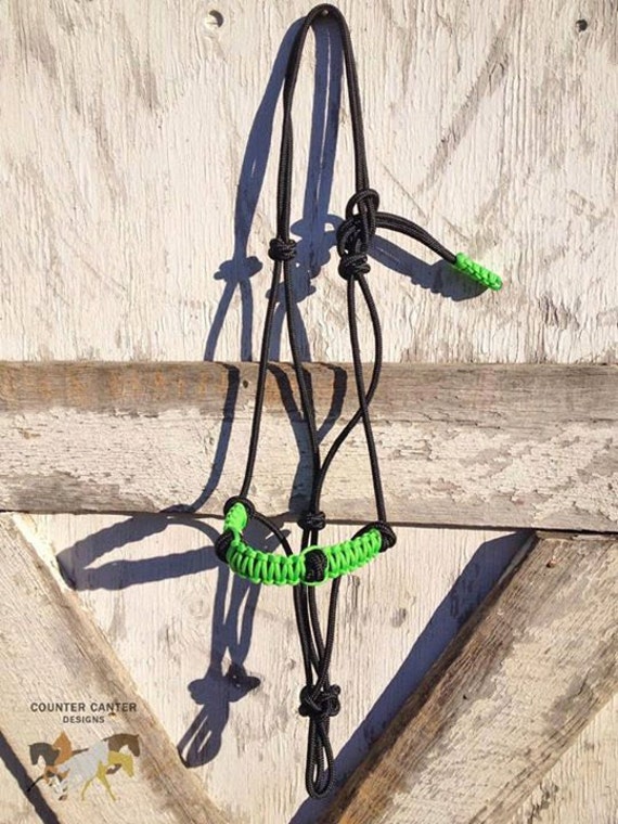 Custom Braided 4 Knot Rope Halter Custom Horse Halter
