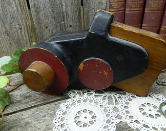 Vintage Industrial Foundry Wood Mold Steampunk - Shumway